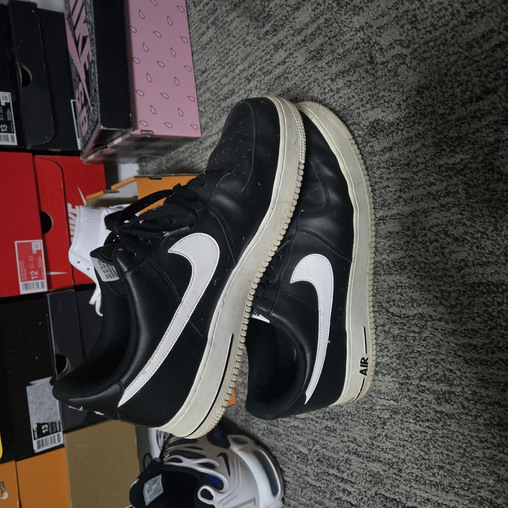Black and White Nike Sneakers